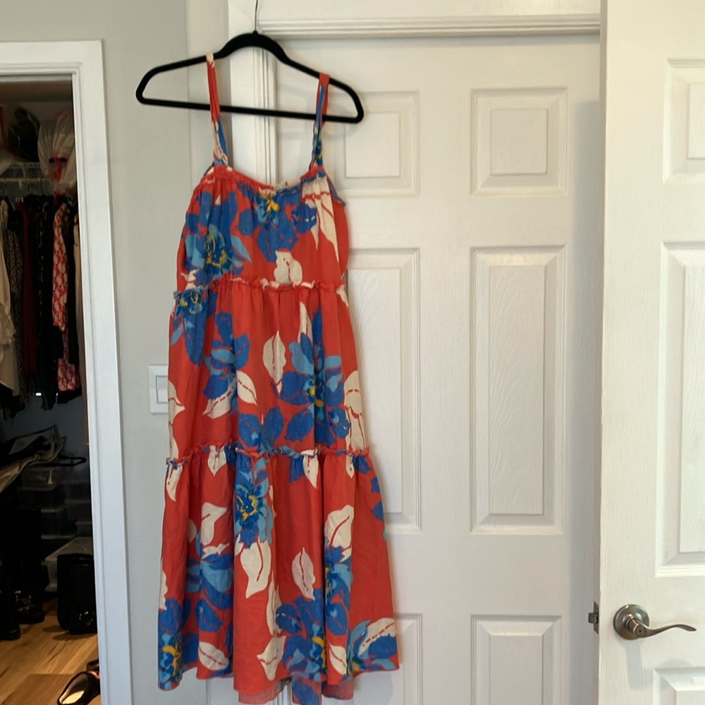 Free People Linen blend dress